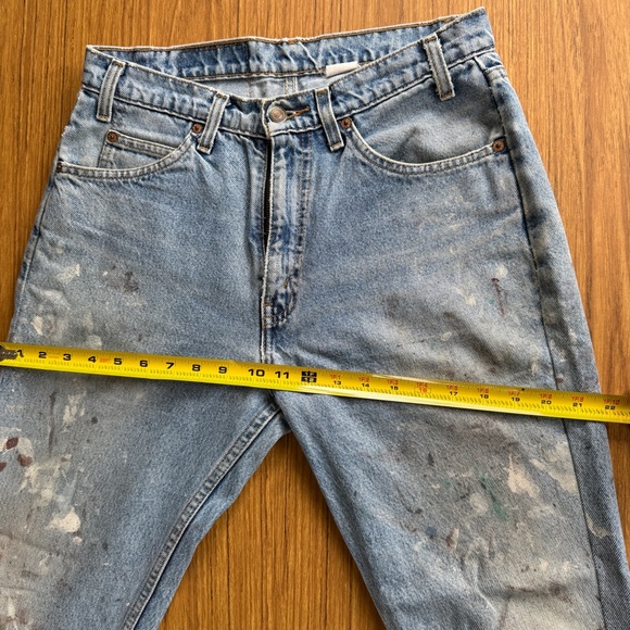 Vintage 80s Levi’s 505 Orange Tab Jeans | 32x30 | Regular Fit Straight Leg | Dis - Picture 9 of 11